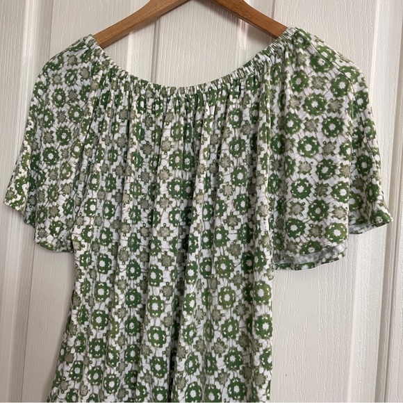 MICHAEL Michael Kors Off the Shoulder Top Short Sleeve Blouse Women’s Medium EUC - Picture 3 of 8